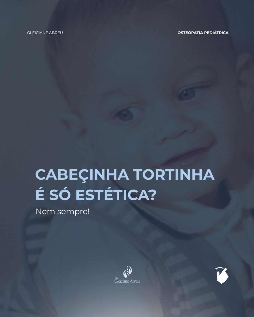 Arte sobre possíveis assimetrias na cabeça do bebê