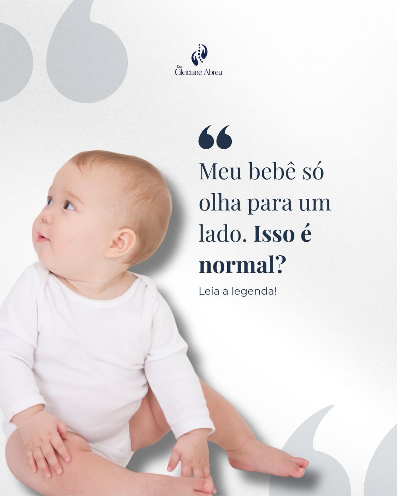 Bebê em arte sobre preferência por um lado do corpo