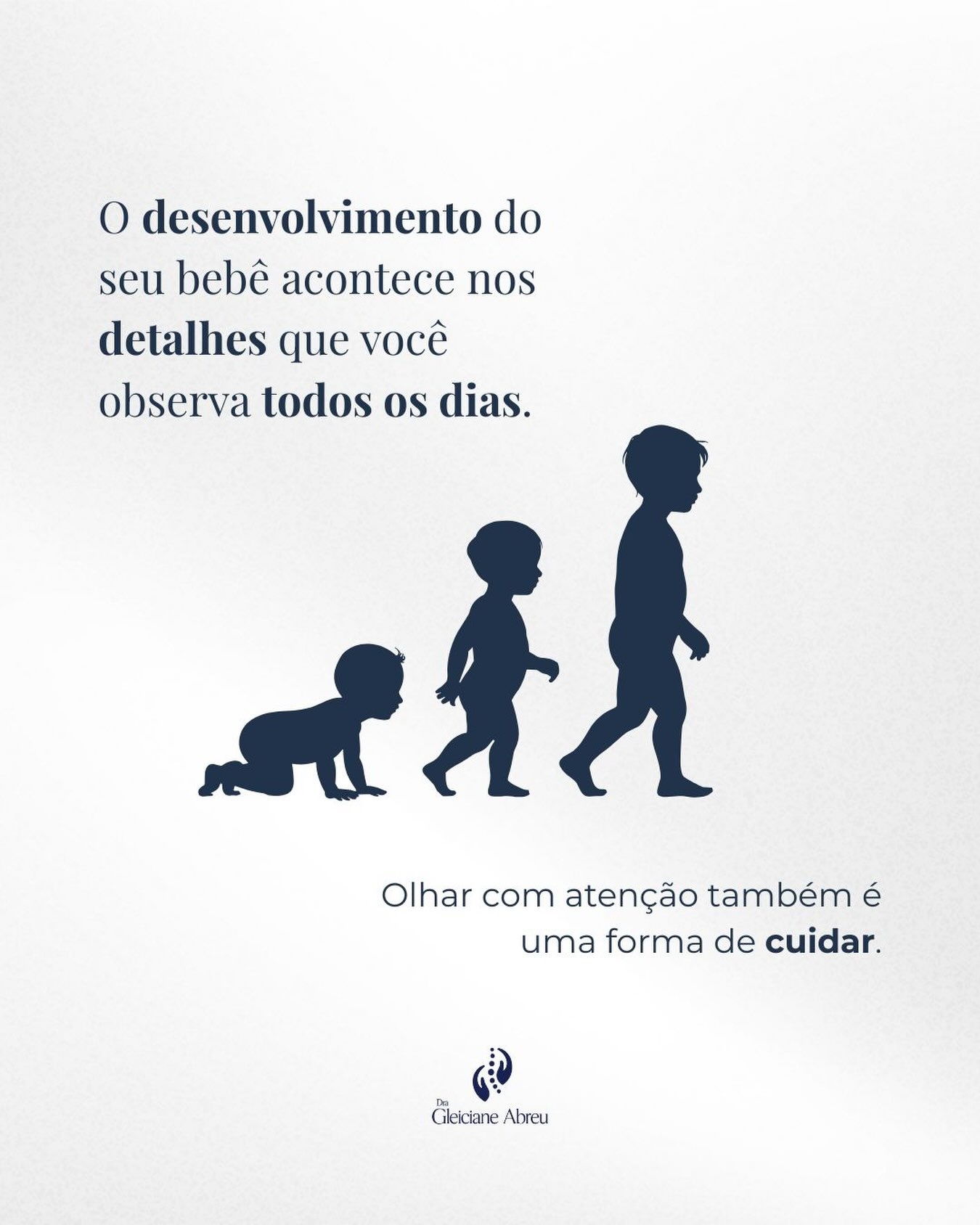 Arte sobre observação do desenvolvimento do bebê