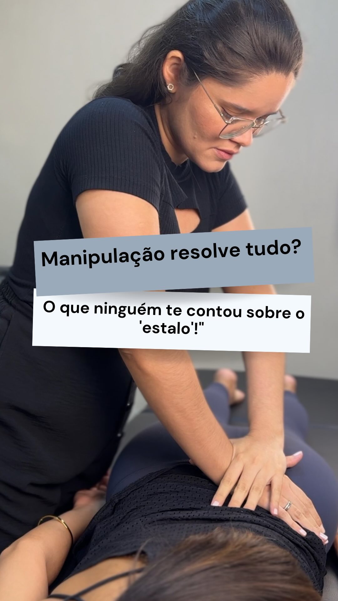 Gleiciane durante atendimento adulto